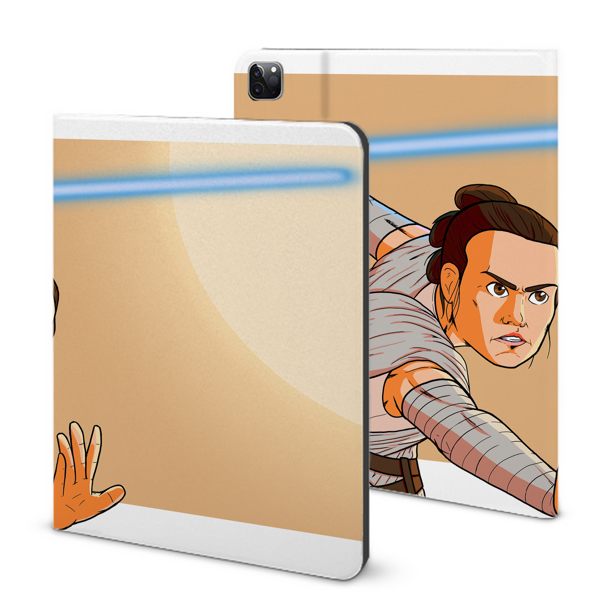 （画像用） スター・ウォーズ Star Wars IPad ケース ブック型 PUレザー TPU 耐衝撃 軽量 薄型 ペン収納なし 全面保護 IPad 各モデル対応